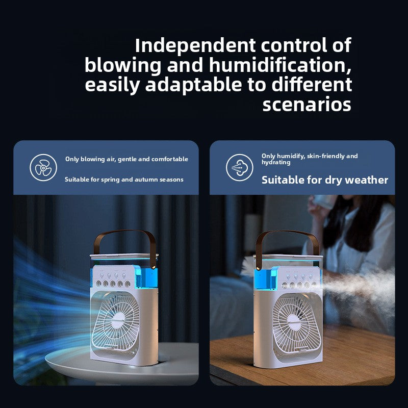 USB Desktop Humidifying Cooling Fan